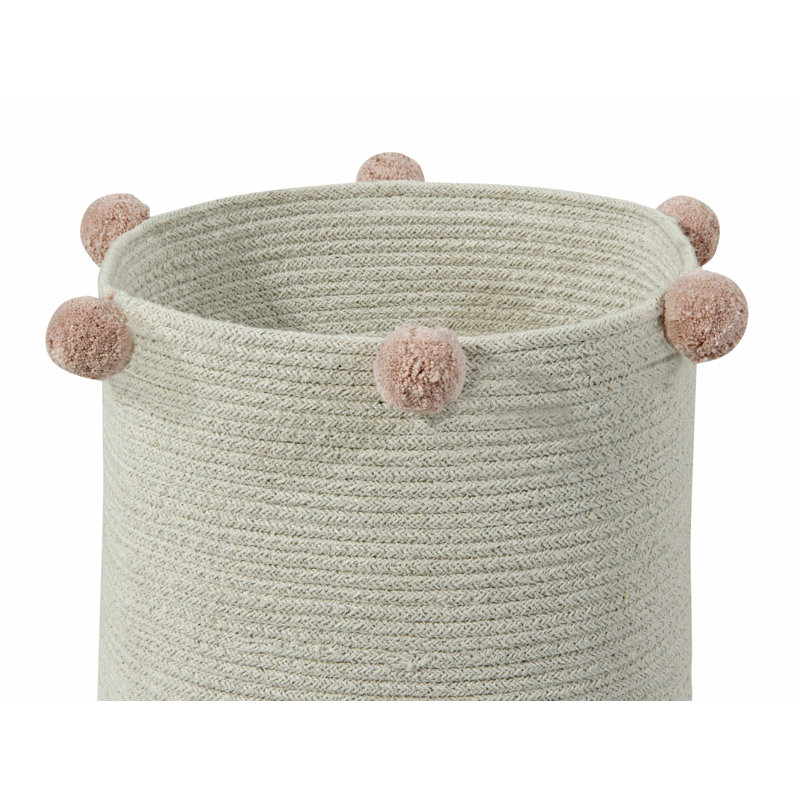 Panier en tissu à bulles, Naturel / nu