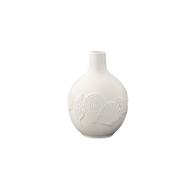 Ceramic Vase Matte Finish White