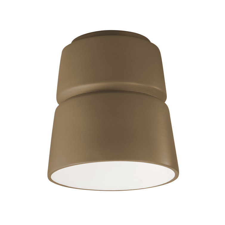 Logan Single Light Ceramic Flush Mount