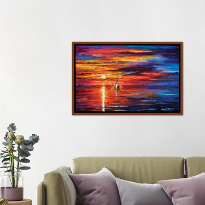 «Sky Glows» par Leonid Afremov, reproduction d'art sur toile tendue