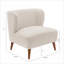 Fauteuil d'appoint rembourré Veda Boucle