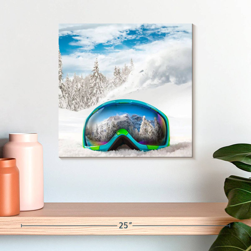 Masques de ski Sirci sur neige, H 16 po x l 16 po