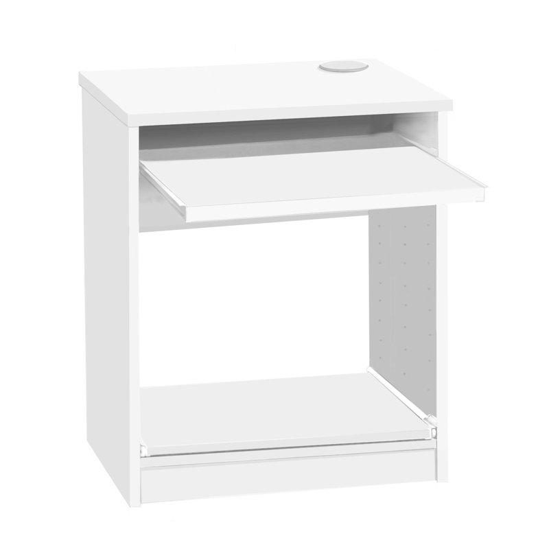 Haagen Computer Desk, White