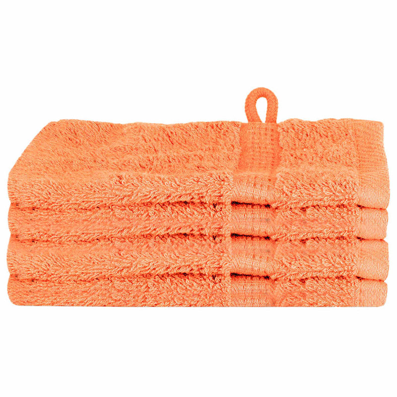 Washcloths Cotton, Orange