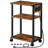 25.2'' H X 16.5'' W Mobile Printer Stand with Charging Station