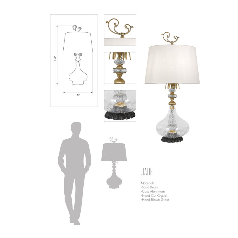 Jade Table Lamp