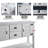 Alcimon Sideboard,Console Table with 2 Drawers and Cabinets,Buffet Server Cabinet-1666644632
