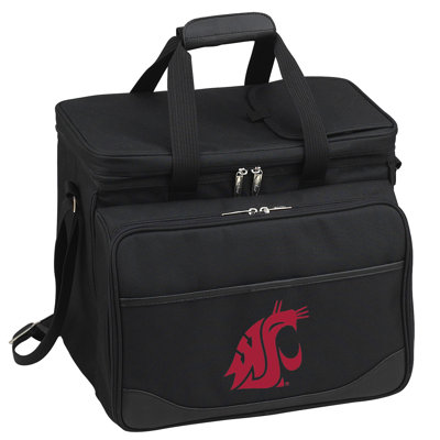 NCAA Washington State Cougars Insulated Equipped Picnic Cooler For Four