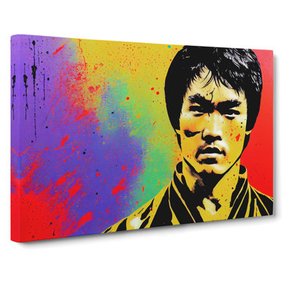 Bruce Lee Splash Vol.2 - Wrapped Canvas