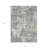 3' X 5' Gray And Ivory Abstract Washable Indoor Outdoor Area Rug