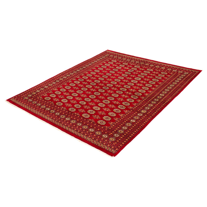 Tapis rouge Finest Peshawar Bokhara 7 pi 11 po x 9 pi 7 po