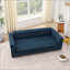 Canapé-lit surdimensionné pour chien surdimensionné avec dossier et accoudoirs pour chiens de grande taille (bleu foncé)-451161833