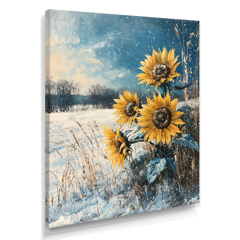 Dominek - Floral Wall Art, H 32 po x l 16 po, Toile tendue, Ne s’applique pas