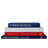 Decorative Books - Americana Coffee Table Stack - 4 Red and Blue Books