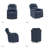 Caleya Modern Swivel Rocker Manual Recliner-97702265