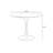 Walnut Round Solid Wood Dining table-1716437818