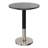 Evans 16"W Genuine Marble Top Modern Side Table With Two-Tone Metal Base-2010865202