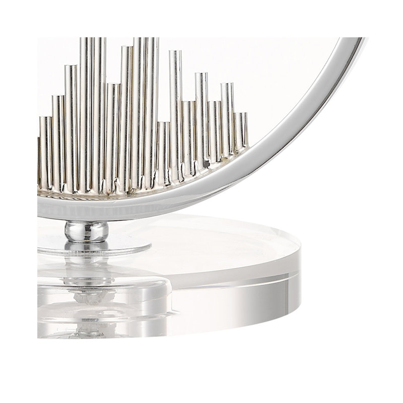 Britt Metal Table Lamp, Polished Chrome
