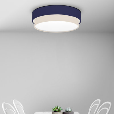 Avory Fabric Flush Mount