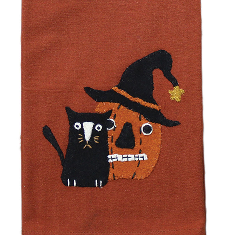 Le chat des Fêtes, citrouille. Oh My Serviette