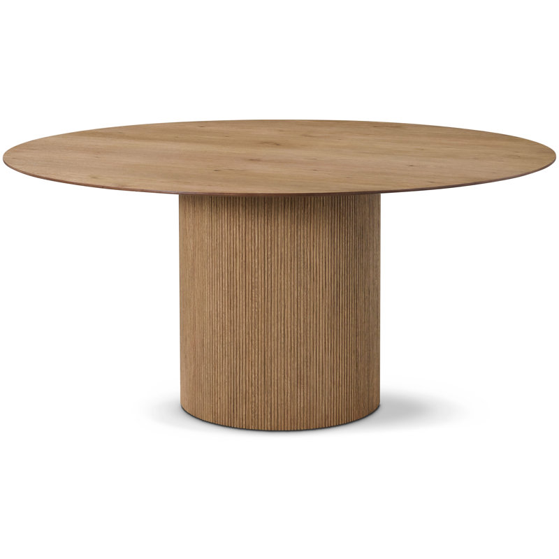 Vienna Dining Table, 30" H x 62.99" L x 62.99" W, Natural