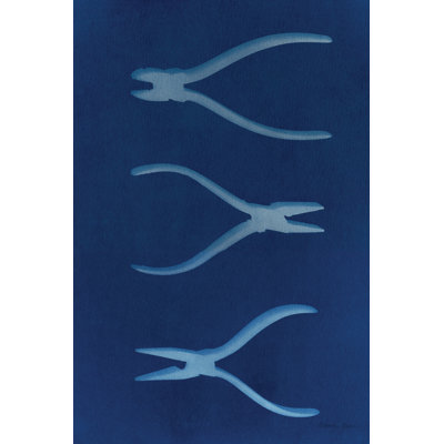 Cyanotype Tools XI by Nancy Green -  Graphic Art