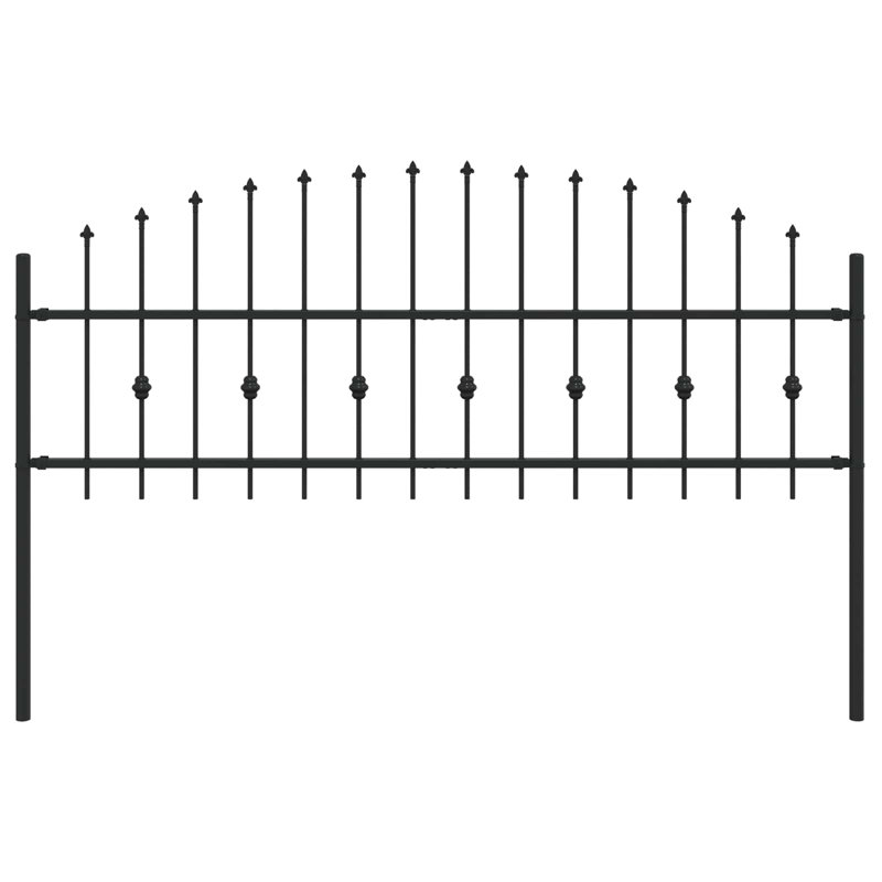 Powder-Coated Steel Fence Panels Included, 110cm H x 200cm W