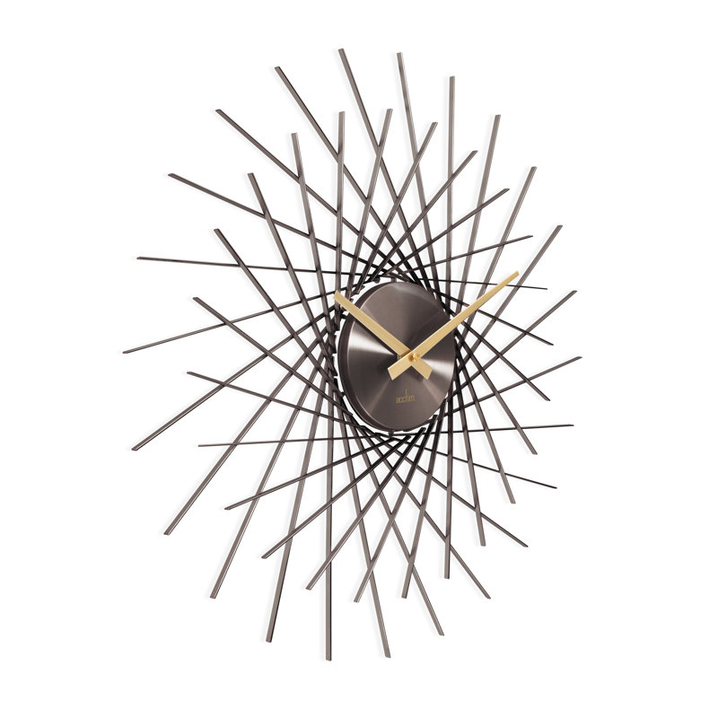 49Cm Wall Clock, Gunmetal