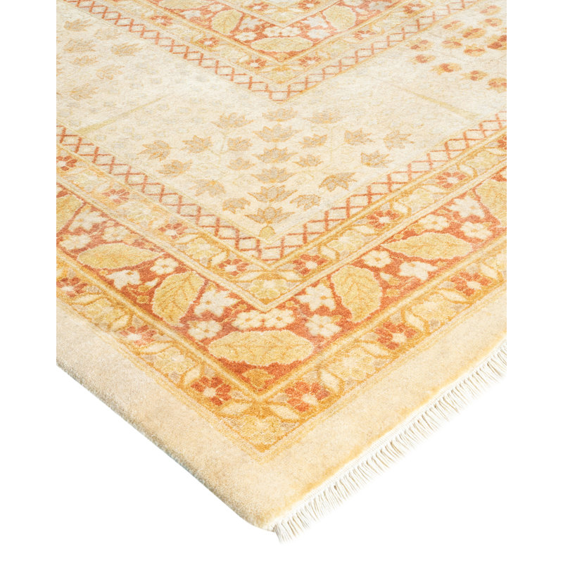 Classic One-of-a-Kind 9'3" X 11'10" Hand Knotted Area Rug