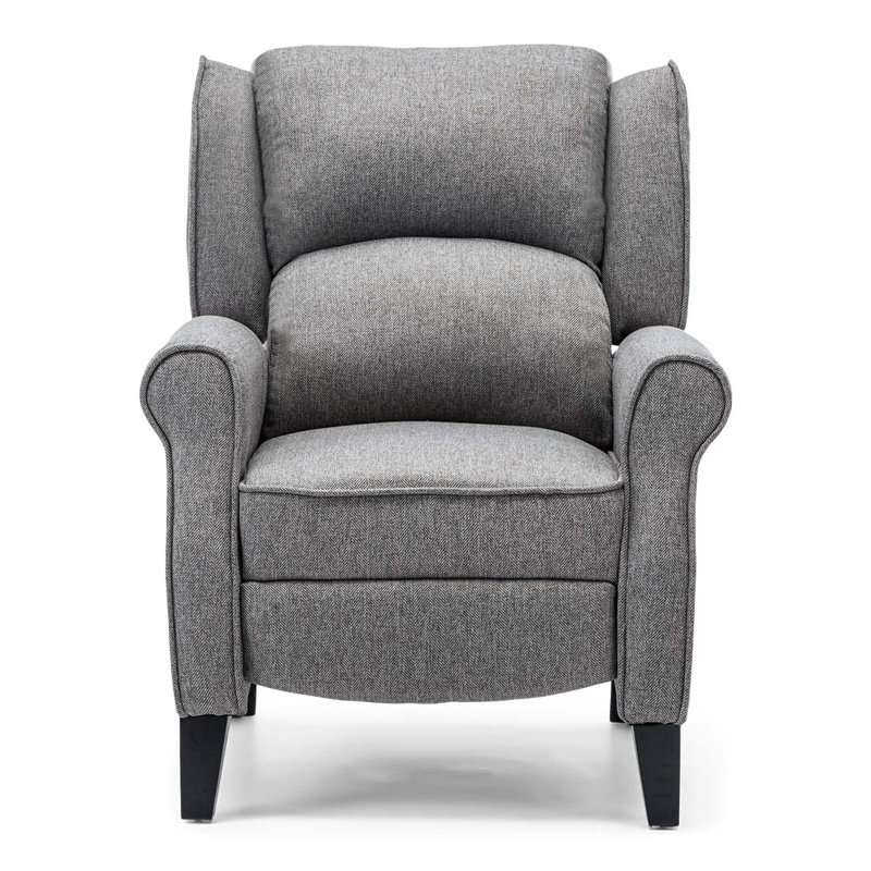 Lynnwood 80cm Wide Wing Chair Recliner, Grey