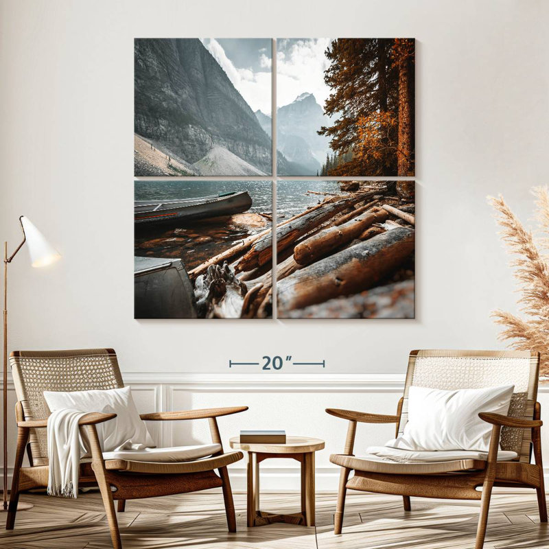 Alvord Moraine Lake Mountain View, H 57 po x l 57 po