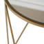 Table de bout avec cadre en verre Chylie-37210768