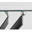 Lenworth Glass Rectangular Dining Table Set with 6 Quilted Velvet Dining Chairs-88110888-88110885