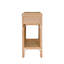 Two Drawer Console with Decorative Back Rattan-784293373
