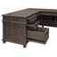 Bureau double caisson en L Larissa
