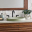 Tolosa Stone Handmade Oval Drop-in Bathroom Sink-113450232