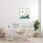 Art sur toile tendue avec collage de coquillages translucides bleu marine par Albert Koetsier-62413075-62413077