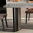 Marble rectangular dining table-890833871