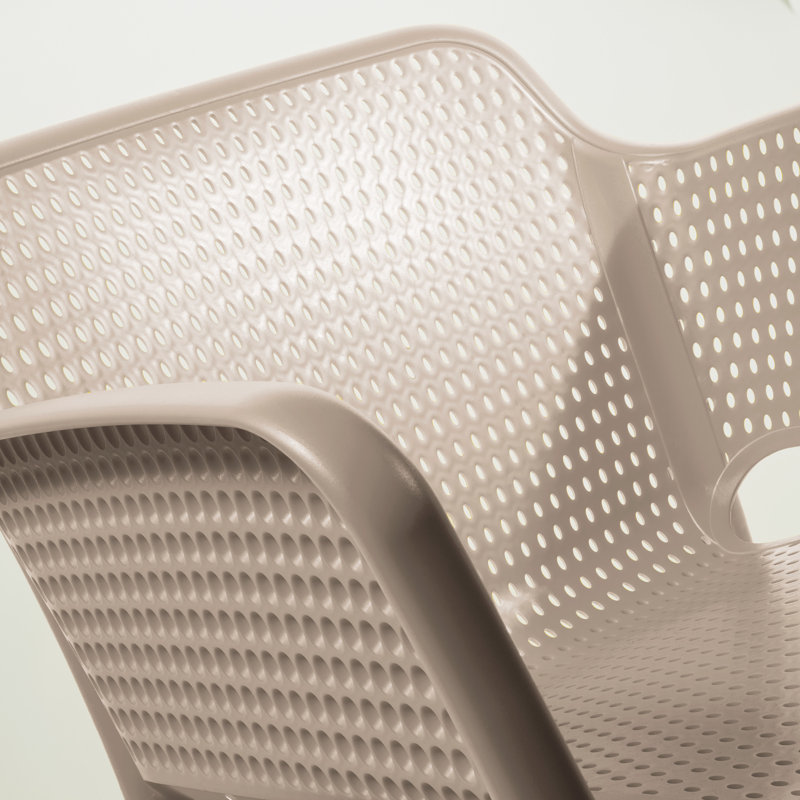 Fauteuil de salle à manger de style contemporain Gabriela, Brun clair