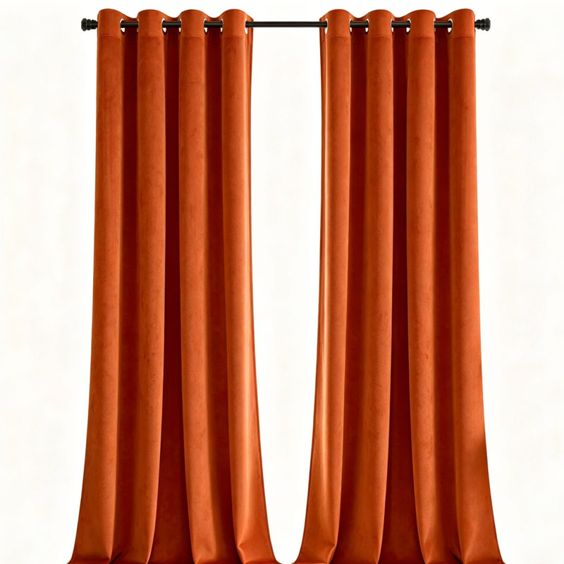 Velvet Room Darkening Curtain