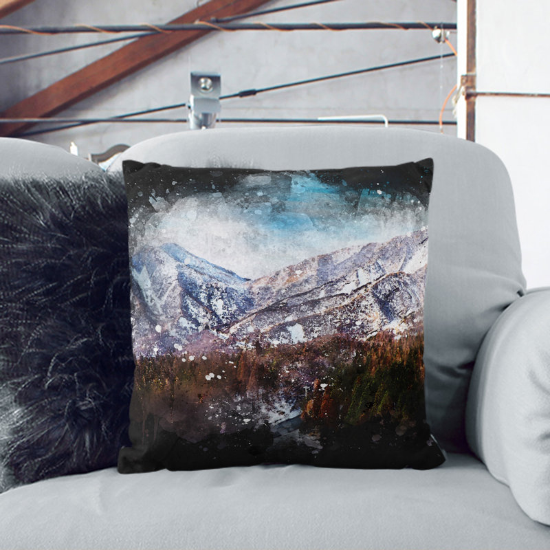 Square Cushion, 40cm H x 40cm W x 15cm D, White