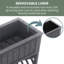Jardinière surélevée avec tablette Jackson Planters & Potts-1695511700