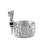 Grape Tabletop Wine Bottle Rack in Silver