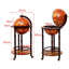 Wood Globe Bar