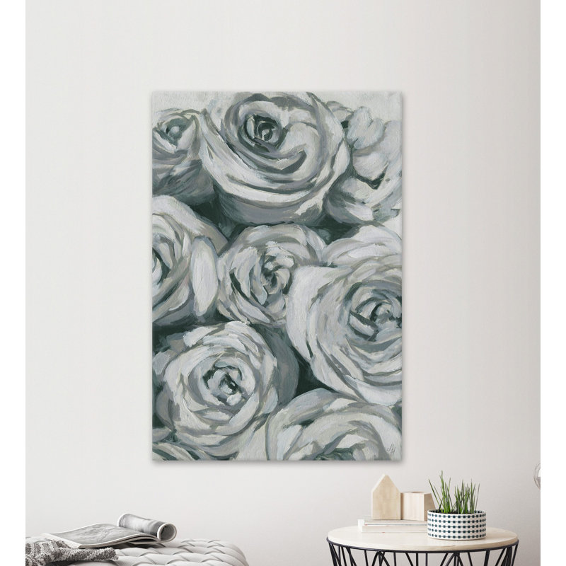 Wrapped Canvas Painting, Light Green, 30cm H x 20cm W