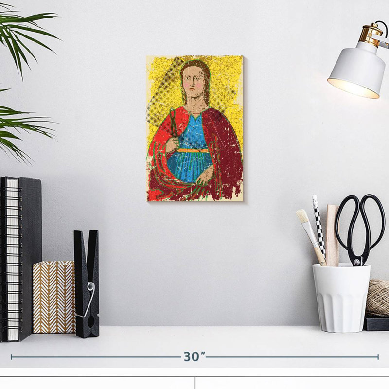Leisha demi-teinte Saint Apollonia, H 12 po x l 8 po
