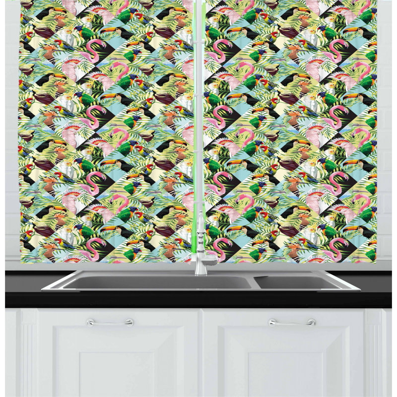 Pointed Kitchen Curtain