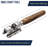 Knife Sharpener - Handheld Manual Sharpening Tool for Fixed Blades, Pocketknives, and Kitchen Knives - Blade Sharpener with Rotating Steel Sharpening Discs and Bubinga Handle by Kings County Tools
