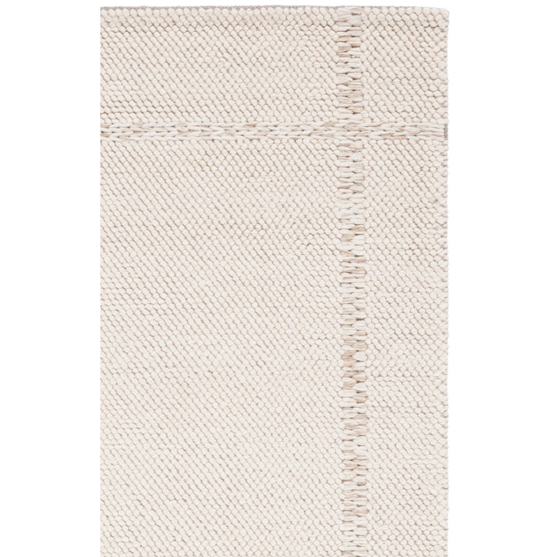 Tolunay Natura Hand Loomed Wool Pile Rug, Runner 2'3" x 8'