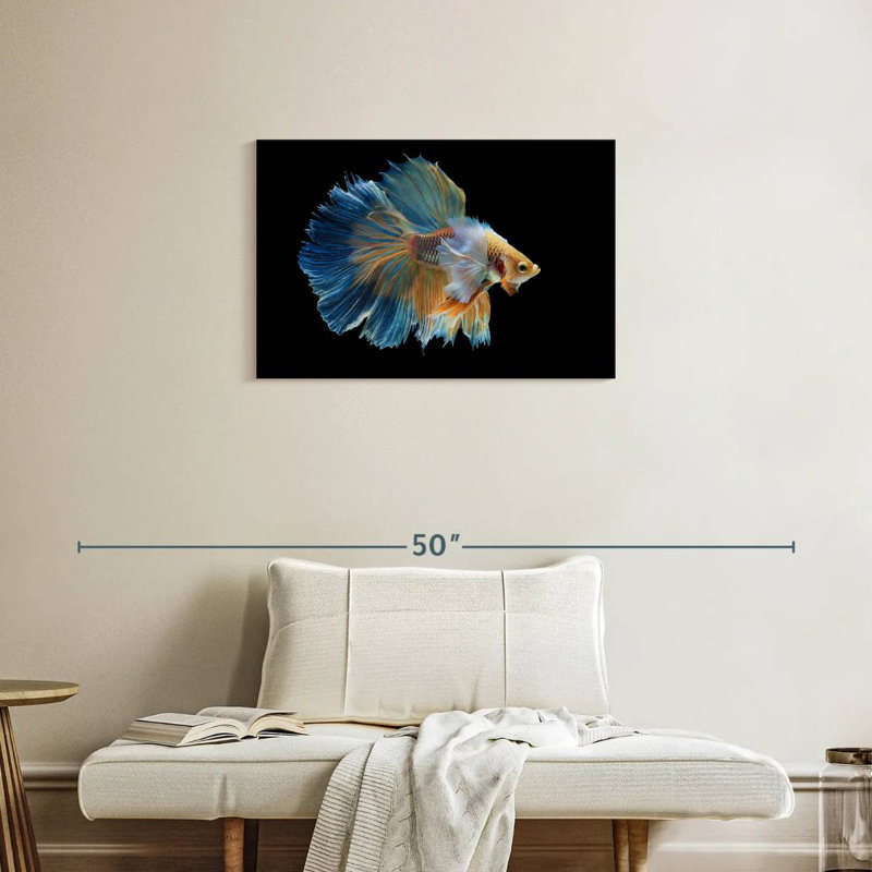 Brampt Sublime Fighter Fish, 20" H x 30" W